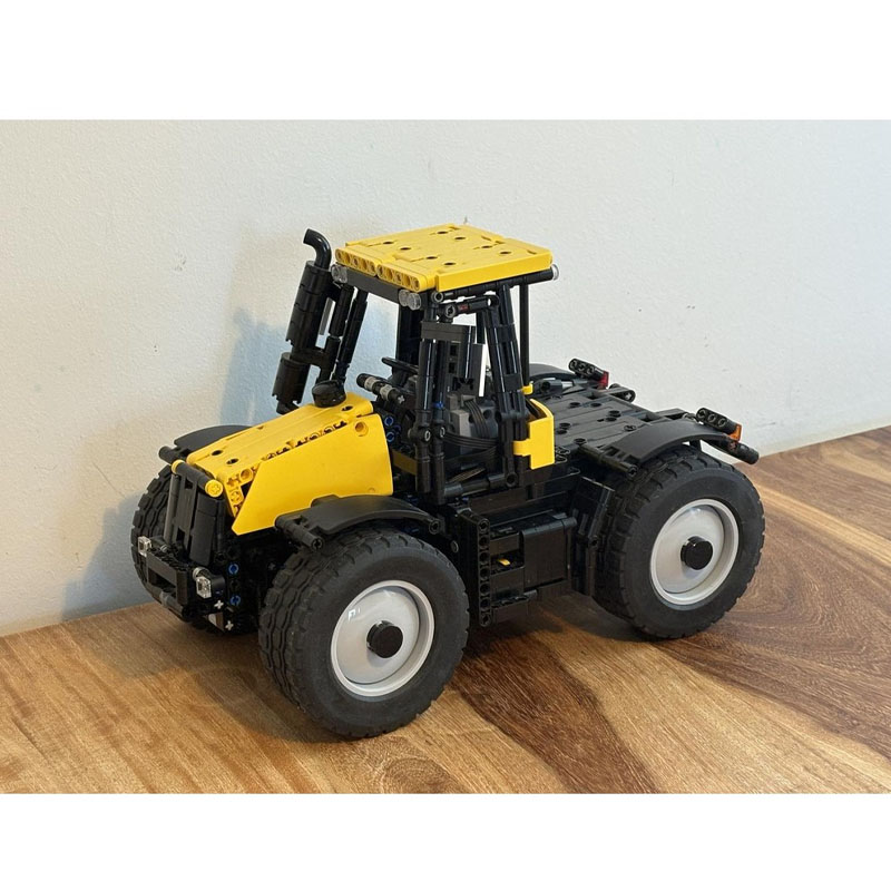 Urban Farming And Urban Agriculture - MOC-254775 Urban Farm Agriculture Yellow-Black Tractor