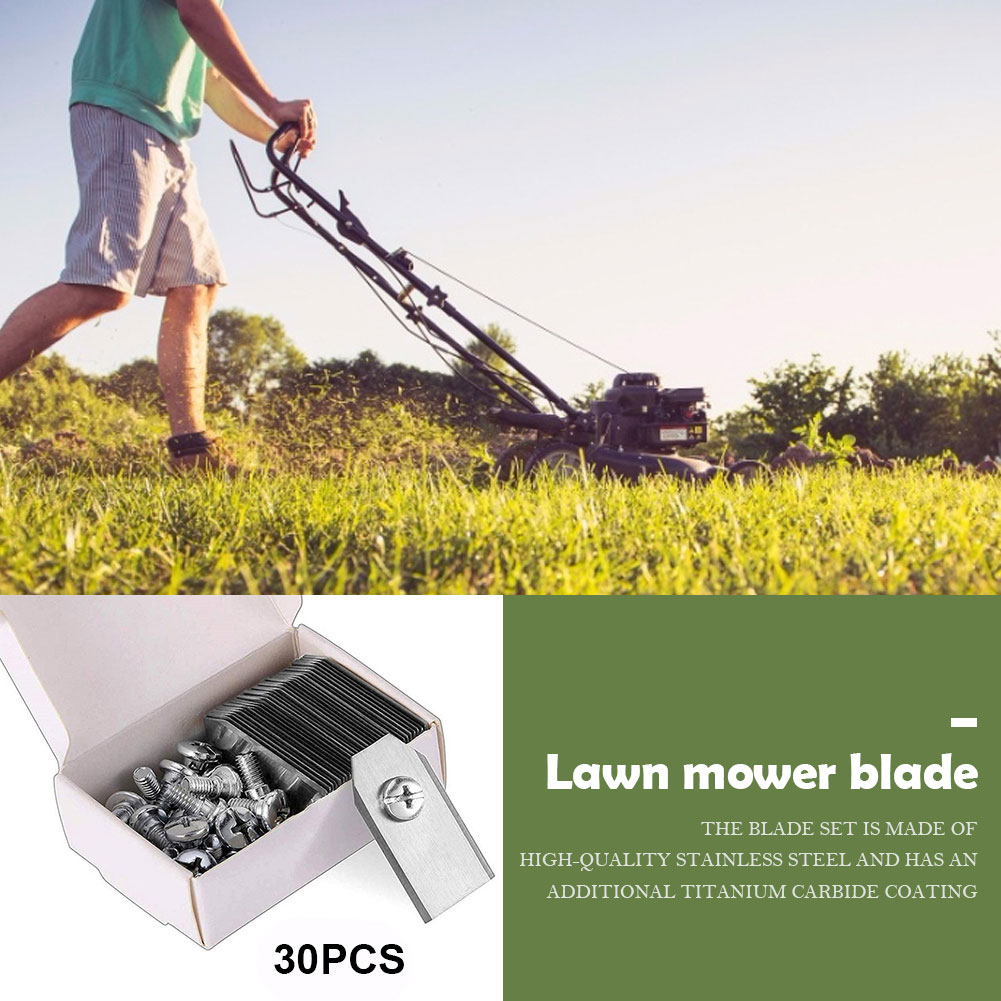 18/30PCS Lawn Mower Cutting Bl - Urban Farming Kit ulasan dan harga